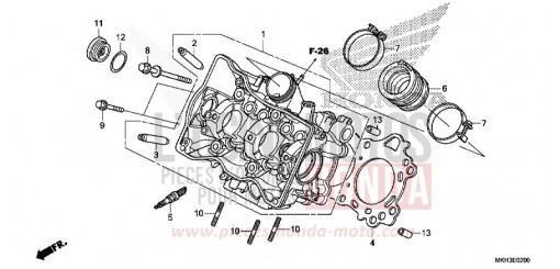 CYLINDER HEAD ADV750J de 2018